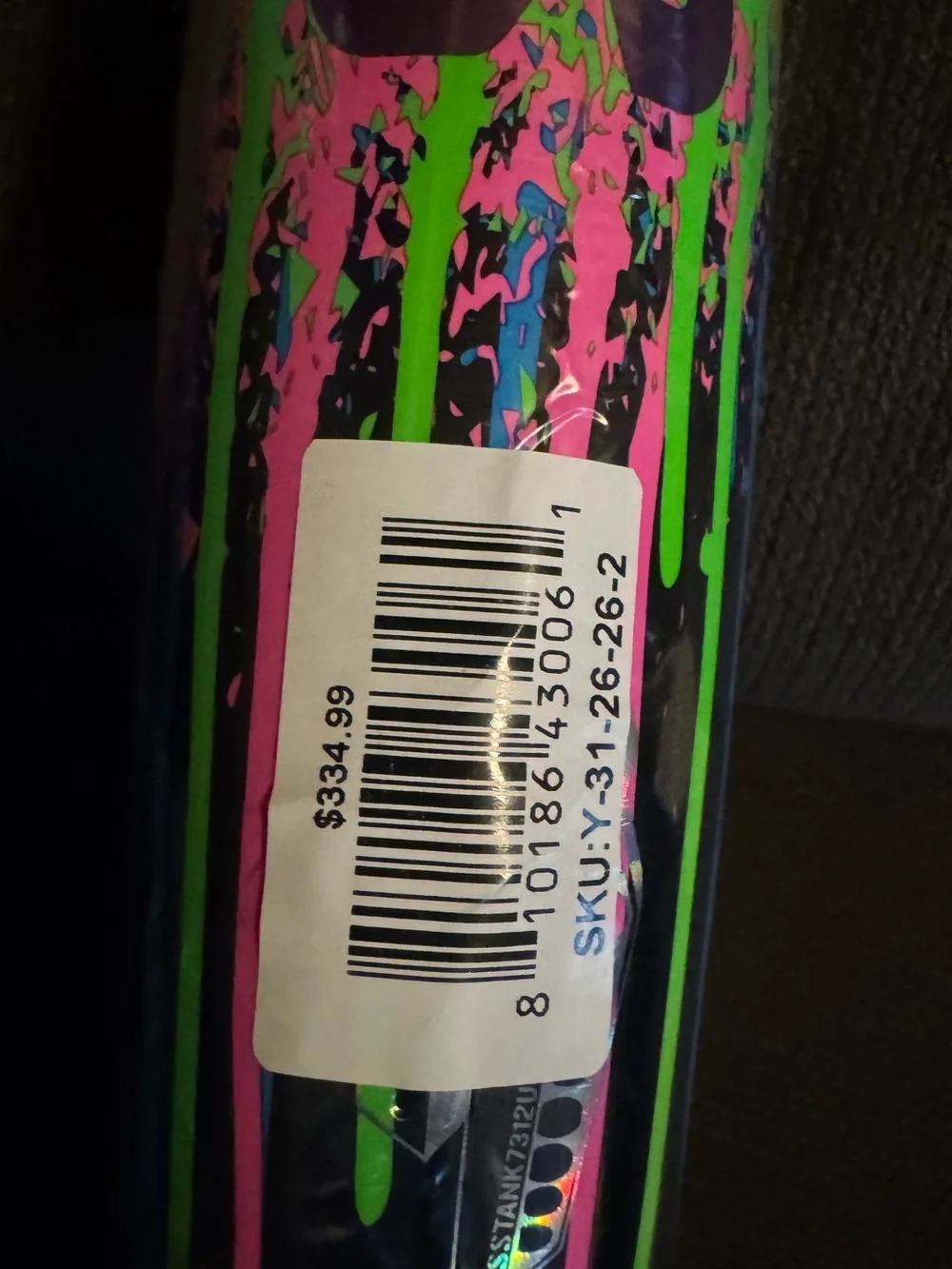 Rawlings Neon Green & Purple Party Confetti Baton - Bright Celebration Decor